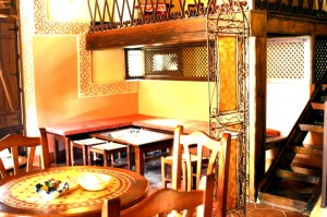 Interior de la tetería